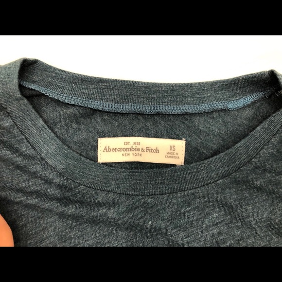 New Abercrombie & Fitch Dark Green Logo T-shirts - Picture 3 of 8